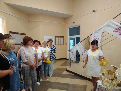 В Черикове прошел второй региональный пленэр мастеров соломоплетения