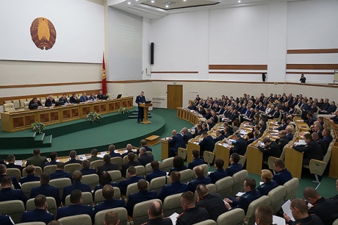 Эффективность работы правоохранительных и иных госорганов по борьбе с коррупцией в 2019 году рассмотрели на заседании в Могилевском облисполкоме