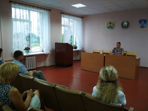 Председатель  районного Совета депутатов встретилась с трудовым коллективом Чериковского РУПС