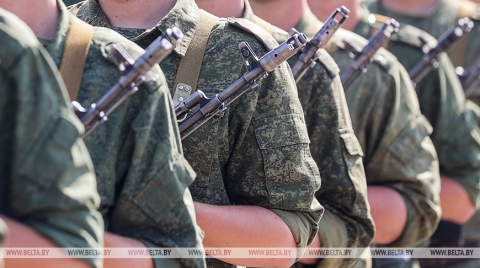 В Могилеве выбрали лучших командиров батальона и роты на соревнованиях военного профмастерства