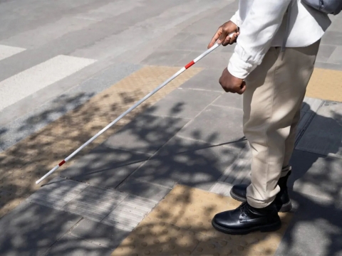 Белая трость — символ равенства: в Беларуси проходит месячник поддержки незрячих