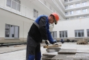В Могилеве продолжается возведение нового корпуса городской больницы скорой медицинской помощи