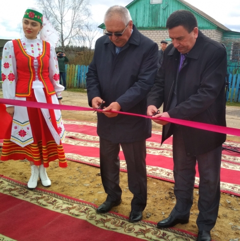 В агрогородке  Езеры состоялось открытие станции обезжелезивания