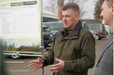 Министр лесного хозяйства Беларуси посетил Белыничский лесхоз