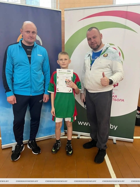 Школьный футбольный клуб СШ №1 г. Черикова впервые принимал фестиваль футбольных навыков