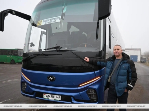 В Черикове на маршрут вышел новый автобус