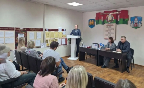 В Чериковском жилкоммунхозе прошла встреча с председателем областной организации профсоюза