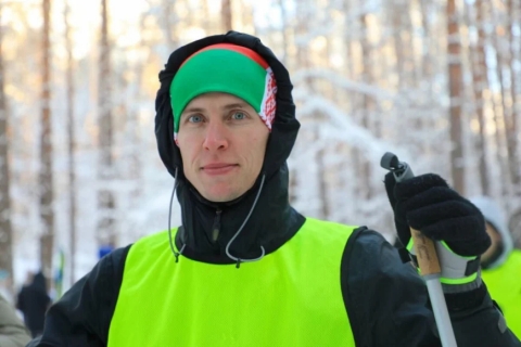 Сотрудники Чериковского РОВД приняли участие в соревнованиях по лыжным гонкам среди правоохранителей области