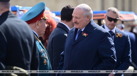 Лукашенко в Москве принял участие в торжествах в честь Дня Победы