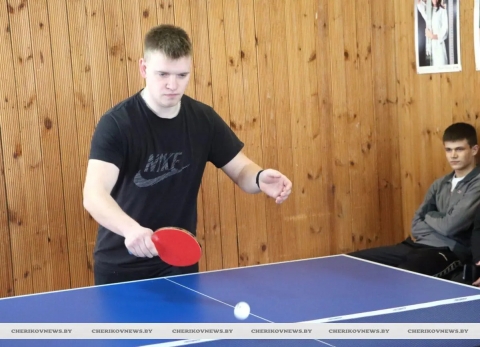 Молодые специалисты Чериковского района приняли участие в соревнованиях по настольному теннису