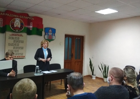 Председатель Чериковского райисполкома встретилась с трудовым коллективом УКПП «Чериковский жилкоммунхоз»