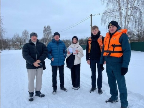 Активисты БРСМ в Черикове организовали профилактическую акцию &laquo;Зимний патруль&raquo;