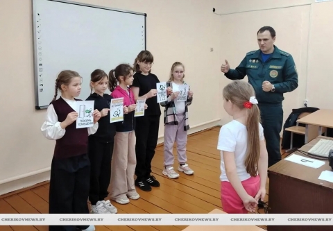 Акция &laquo;Безопасный Новый год&raquo;: чериковским школьникам напомнили правила безопасности