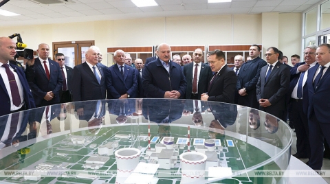 Лукашенко посетил БелАЭС