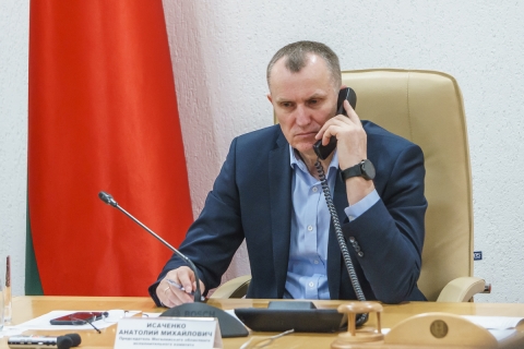 Прямую телефонную линию 13 декабря в Могилевском облисполкоме проведет Анатолий Исаченко